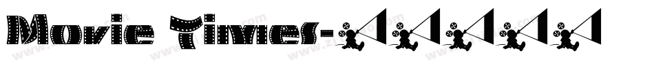 Movie Times字体转换